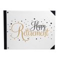 thumbnail image 1 of Darling Souvenir White Calligraphy Printed Hardbound Cover PersonalizedGuestbookFor Retirement PartyGuestSign InKeepsakeBookRegistry-9 x 12 Inches, 1 of 5