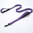 thumbnail image 1 of Padded Double Handle Dog Leash Heavy Duty 5ft 6ft Long Reflective Training Leash for Medium to Large Dogs (25 ~ 120lbs), 1 of 16