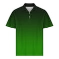 thumbnail image 4 of Chemise à Manches Courtes pour Homme, Haut Décontracté à Col Rabattu avec Boutons, Tissu en Polyester Respirant pour Usage Quotidien, 4 of 6