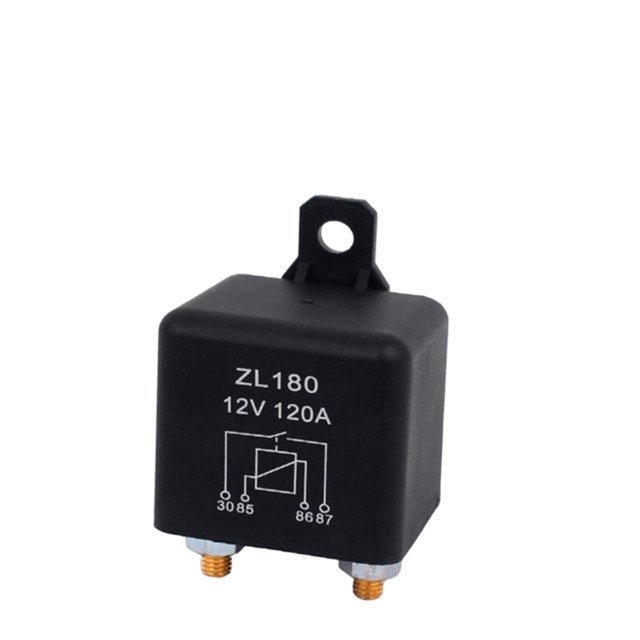 Relais Automobile 120A 1.8W Charge Continue Type 4.8W Interrupteur de Démarrage Facile à Utiliser