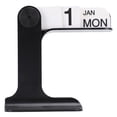 thumbnail image 2 of Flip Perpetual Calendar, Stress Relief Desktop Decoration, Exquisite Design for Home, Office, Crafted Ornament, 2 of 7