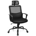 thumbnail image 2 of Costway Mesh Office Chair High Back Ergonomic Swivel Chair w/ Lumbar Support & Headrest, 2 of 9