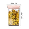 thumbnail image 2 of Divers Grains Orge Nouilles Bocal de Rangement Noix Bonbons Bocal de Rangement Sec Transparent Boucle Bocal de Rangement Sec, 2 of 2