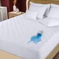 thumbnail image 1 of Utopia Bedding Quilted Fitted Waterproof Twin XL Mattress Protector Mattress Pad Stretches up to 16 Inches Deep Elastic Fitted Mattress Cover Mattress Topper (White), 1 of 5