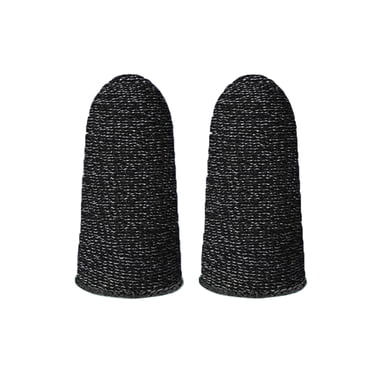 Manchons de Doigt Accessoire de Jeu Manchon de Doigt de Jeu Manchon de Manette de Jeu Mobile Manchon de Pouce Écran Tactile Couvre-Doigt Respirant Antidérapant Bord Noir