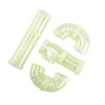 thumbnail image 4 of Hamster Tube Set DIY 8Pcs Pet Cage Tunnel for Hamster Mouse Cage Accessories Yellow, 4 of 8
