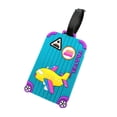 thumbnail image 1 of EGNMCR Room Decor, Home Decor PVC Soft Rubber Luggage Hanging Tag Luggage Hanging Tag Boarding Card Sleeve a Tag, 1 of 1