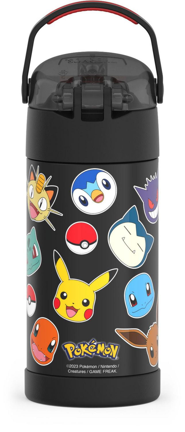 Bouteille isolée à pression de 12 Oz avec paille Funtainer de Thermos