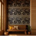 thumbnail image 2 of S4Sassy Self-Stick Decorative Boho Wallpaper, Handblock Striped Wall Paper, Textured Vinyl Waterproof Contact Paper, Blue, 25"X360" Removable Renter Friendly Wall Covering For Bedroom, Dining Room, 2 of 9