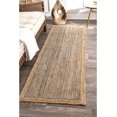 thumbnail image 1 of Indian Handmade Braided Inner Gray Natural Jute Area Rug, Home Décor Rug, Jute Rug for Bedroom, Dining Room, living room, Doormat Rug Size - 2.6' x 6' (78 cm x 180 cm), 1 of 5