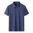 thumbnail image 1 of TIEVOSA Chemise à Manches Courtes pour Hommes, Mode Avancée avec Écran de Glace et Yeux, 1 of 7