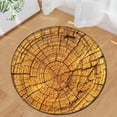 thumbnail image 2 of Tapis de Salon Rond à Grain de Bois pour Enfants, Tapis de Sol pour la Maison, Tapis de Jeu, Tapis de Yoga pour Salon, Rond, Design Rond, 2 of 2