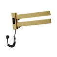 thumbnail image 2 of veasfak Electric Heated Towel Rack Wall Mounted Warming Rack for Shower Bathroom SPA gold, 2 of 9