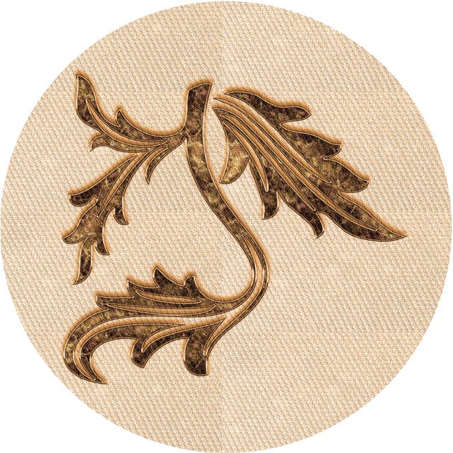 Ahgly Company Tapis Rond Lavable en Machine Intérieur Transitionnel Bronze Brun, 3 Pieds Rond