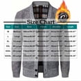 thumbnail image 3 of Grrvtrz Men Cardigans Sweaters Winter Thicker Warm Sweaterscoats Outwear V-Neck Casual Button Down Slim Fit Sweaters with Pockets, 3 of 5