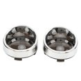 thumbnail image 1 of Pair Motorcycle Turn Signal Light Lens Cover Front Rear Replacement for TOURING FLHX FLTRI FLHRS 2000up(Chrome Smoky ), 1 of 14