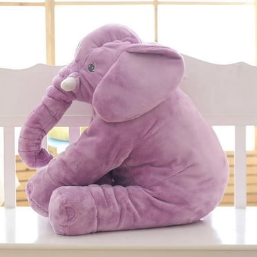 OUSITAID Plush Giant Elephant Stuffed Animal  Soft Huggable Cute Elephant Plush Toy for Girls Boys Kids Babies Birthday Bedtime