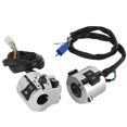 thumbnail image 1 of Horn Switch, Easy Installation Black And Silver Motorbike Switch, ATV For Electric Scooters Motorcycles Off-Road Vehicles, 1 of 8