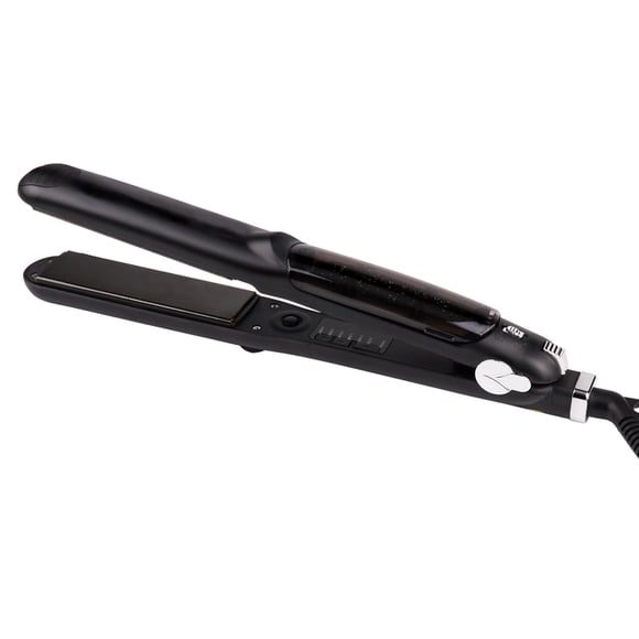 Professional Steam Hair Straightener Curling Iron 450℉ Fast Heating Ceramic 2in1 Hair Straightening Curler Flat Iron Steampod (no box hav gifts,us)
