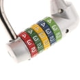 thumbnail image 3 of TISHITA Assorted Zinc Alloy 5 Dial Digit Combination Padlock Password Portable, Easy to 6.5x6.5cm, 3 of 8