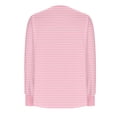 thumbnail image 3 of Lmnyox Hauts Grande Taille pour Femmes, Manches Longues Surdimensionnées, Col Rond, Chemises Plissées, Blouses Décontractées Mode, 3 of 6