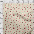 thumbnail image 2 of oneOone Popeline de Coton Tissu Imprimé Framboise Fruit BTY 56 Pouces de Large, 2 of 4