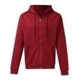 thumbnail image 3 of Ketyyh-chn99 Chandail à Capuchon Mode pour Hommes Épais Personnalisé à Imprimé Graphique Chemise à Capuche Sweat Homme Chandail à Capuchon Rouge,2TG, 3 of 4