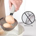 thumbnail image 3 of Nilvkv Stainless Steel Flour Sieve Handheld Household Double Layer Mesh Filter Sieve Baking Tool, 3 of 6
