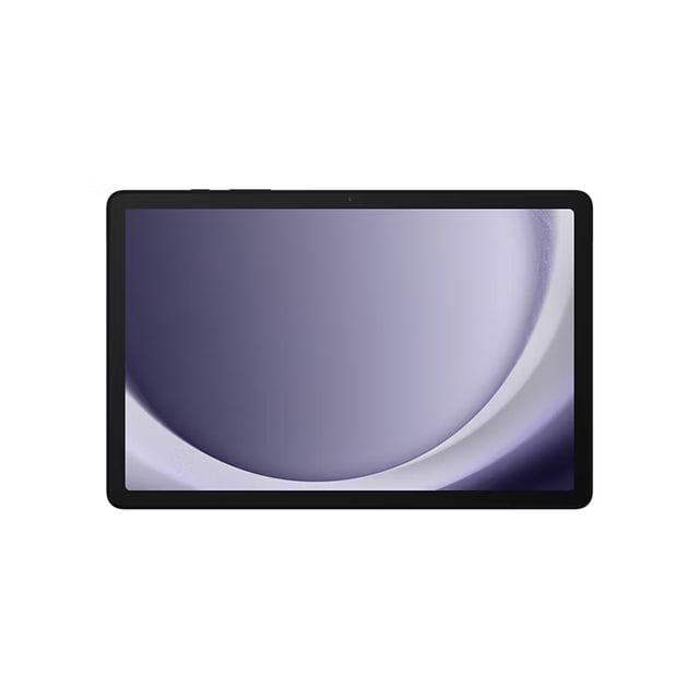 Open Box - Samsung Galaxy Tab A9+ SMX210 11-inch touchscreen Android tablet in graphite, featuring a Qualcomm processor, 4 GB RAM, 64 GB eMMC storage, and WUXGA 1920 x 1200 TFT LCD display. Includes front and rear cameras, Wi-Fi and Bluetooth connectivity, and runs on Android OS.
