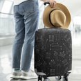 thumbnail image 5 of Travel Luggage Cover Suitcase Protector Fits 18-32 Inch Luggage Wheel Covers Patterned Travel Related Items Flower Luggage Protector Elastic Luggage Anti-scratch Suitcase Cover S, 5 of 5