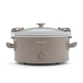 thumbnail image 1 of Crock-Pot Design Series 6-Quart Manual Slow Cooker, Alpaca Brown, 1 of 8