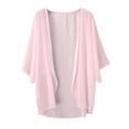 thumbnail image 4 of 2025 Cardigan Ouvert Long Transparent à Manches Courtes pour Femmes, Cardigan en Mousseline à devant Ouvert pour Femmes, Haut Cardigan d'Automne, 4 of 4