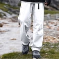 thumbnail image 1 of RXIRUCGD Quick Drying Hiking Pants With Breathable Workwear On The Outside For Men, White, Size: L, 1 of 7