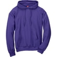thumbnail image 4 of Hanes Mens EcoSmart Fleece Hoodie, XL, Purple, 4 of 4