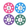 thumbnail image 1 of 4pcs Plongée Formation Natation Jouets Forme Ronde Grand Nombre Lancer Jeu Naufrage Piscine Jouet, 1 of 14