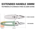 thumbnail image 3 of Renjiang Kitchen Scissors All Purpose , Kitchen Shears Dishwasher Safe, Ultra Sharp Stainless Steel Kitchen Gadgets, Cooking Cutter for Chicken, Meat, Poultry, Fish, Herbs, Grape, 3 of 9