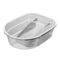 thumbnail image 2 of veasfak Basin Basin, Portable Plastic Washing Clothes Bucket with Basin, Cleaning Basin, Transparent, 2 of 9