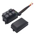 thumbnail image 1 of 12 Volt Fuse Relay Block with 40A JD1914 Relays 4 Pin RTT7121 Relay Slots 6, 1 of 8