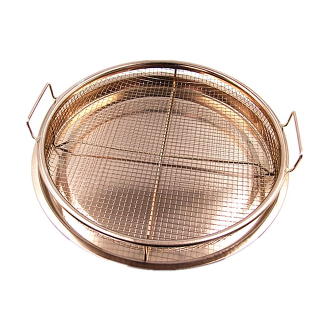 Birdeem Panier de Friteuse pour Four, Plateau de Friteuse en Acier Inoxydable 11,8 Pouces, Panier de Friteuse Antiadhésif et Plaque de Cuisson Plaque de Cuisson pour Cuisson et Rôtissage, Ensemble de 2 Pcs