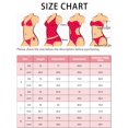 thumbnail image 5 of INSPIRE CHIC Women's 1 piece Long Sleeve Swimsuit Scoop Neck Backless Basic Rashguard Swimwear Bathing Suits Orange S, 5 of 5