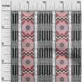 thumbnail image 2 of oneOone Viscose Jersey Red Fabric Asian Ikat Craft Projects Decor Fabric Printed by The Yard 60 Inch Wide, 2 of 4