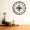 A, variant on TopLLC LED Lights Transparent Wall Clock Black Wind Rose Compass Direction Chart Nautical Acrylic Clock Decorative Wall Clock on Clearance