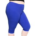 thumbnail image 1 of Stretch Is Comfort Women's Plus Size Knee Length Leggings| Adult X-Large - 7x, 1 of 5