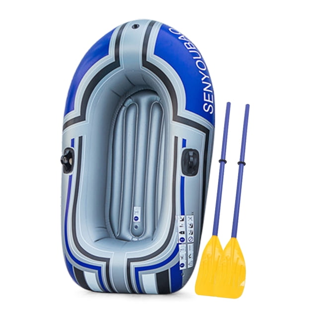 Inflatable Boat Paddles Set Portable Inflatable Boat Thicken PVC Inflatable Boat Detachable Paddles