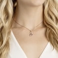 thumbnail image 5 of Pink Diamond Swan Necklace Swarovski Elements Crystal Swan Pendant, 5 of 5