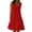 Red-1, variant on Sundresses for Women Summer Casual Dress for Women Sleeveless Crewneck Loose Tunic Tank Dress Boho Beach Holiday Dress