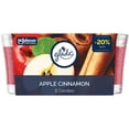 thumbnail image 1 of Glade® Désodorisant d'Air en Bougie Parfumée en Pot, Pomme Cannelle, Lot de 2, 1 of 9