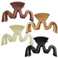 thumbnail image 1 of Hair Claw Clip Matte: 4PCS Large Simple Hair Clamp Jaw Clip Hair Catch Barrette, 1 of 10