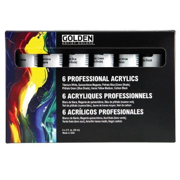 Golden 0000910-0 Heavy Body Acrylic Paint Set