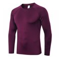 thumbnail image 1 of Men‘s Breathable Sweat-wicking+ Quick Dry Long Sleeve Compression Shirts  Athletic Workout Shirt  Water Sports Rash Guard, 1 of 8